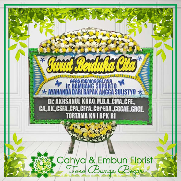 Bunga Papan Duka Cita 021
