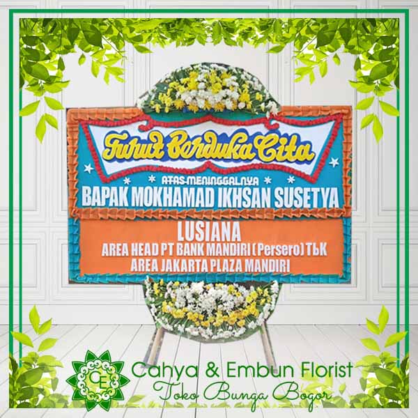 Bunga Papan Duka Cita 019